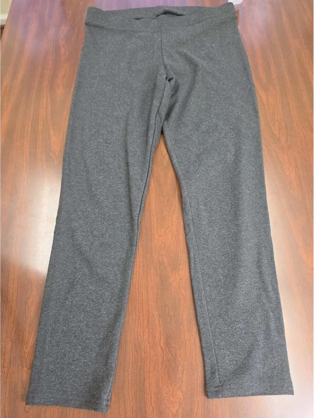 NWT Simply Vera Vera Wang Leggings L Gray Heavyweight Cotton Blend Athleisure